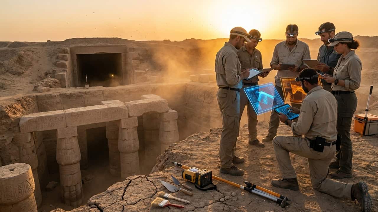 Satélite identifica metrópole subterrânea no Egito localizada precisamente sob uma cidade histórica já documentada