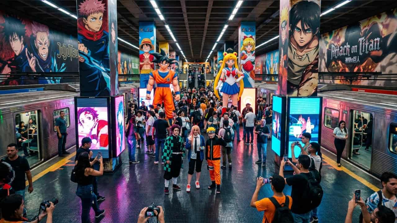 O evento gigante da Crunchyroll que vai espalhar animes pelas ruas do Brasil