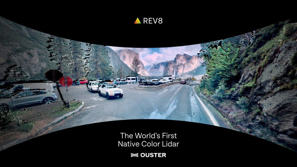 Sensor LiDAR Rev8, da empresa Ouster
