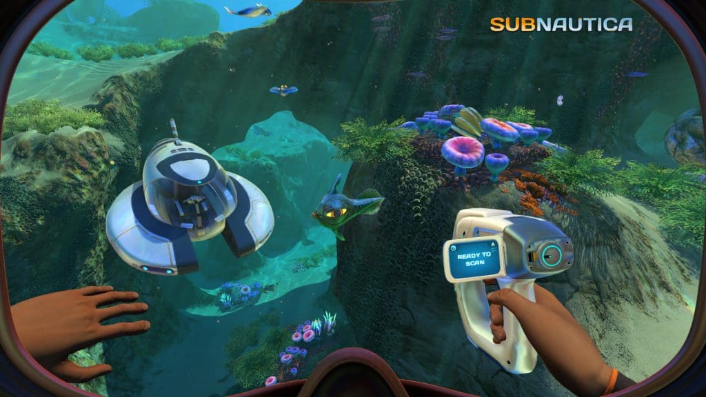 Gameplay do primeiro Subnautica