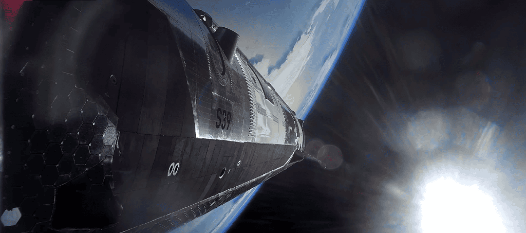 SpaceX lança nova versão da Starship, o maior foguete do mundo 9 Starship no espaço
