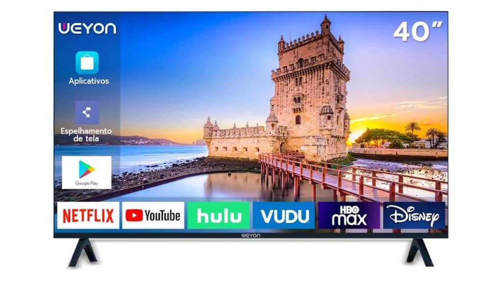 Smart TV Weyon de 40 polegadas