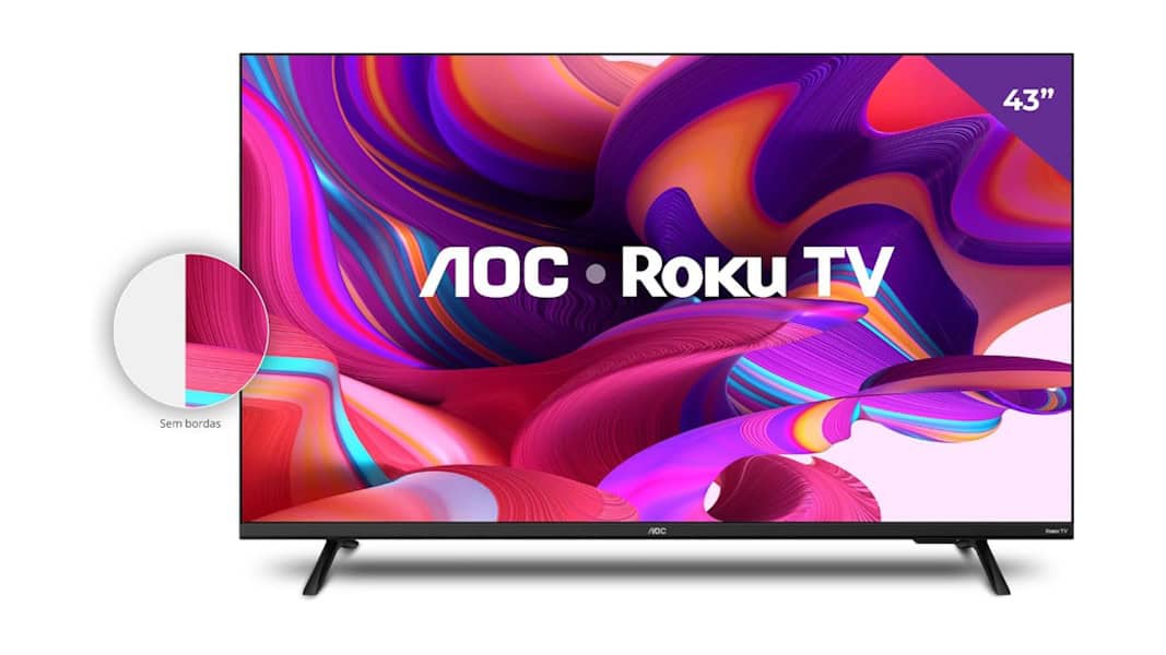 Smart TV AOC 43 polegadas