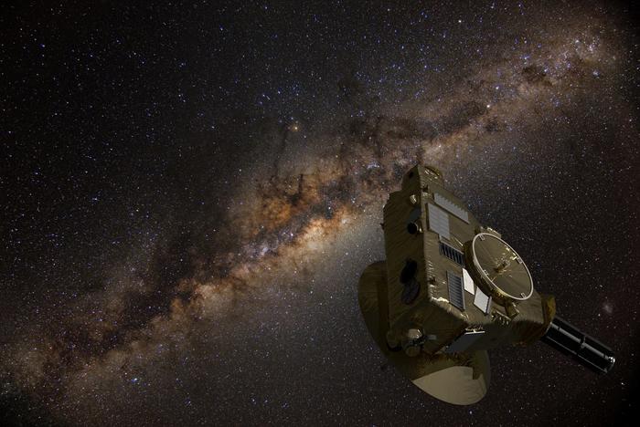 A sonda New Horizons da NASA mediu o vento solar durante seu trajeto desde uma região logo além da órbita de Urano até o Cinturão de Kuiper externo