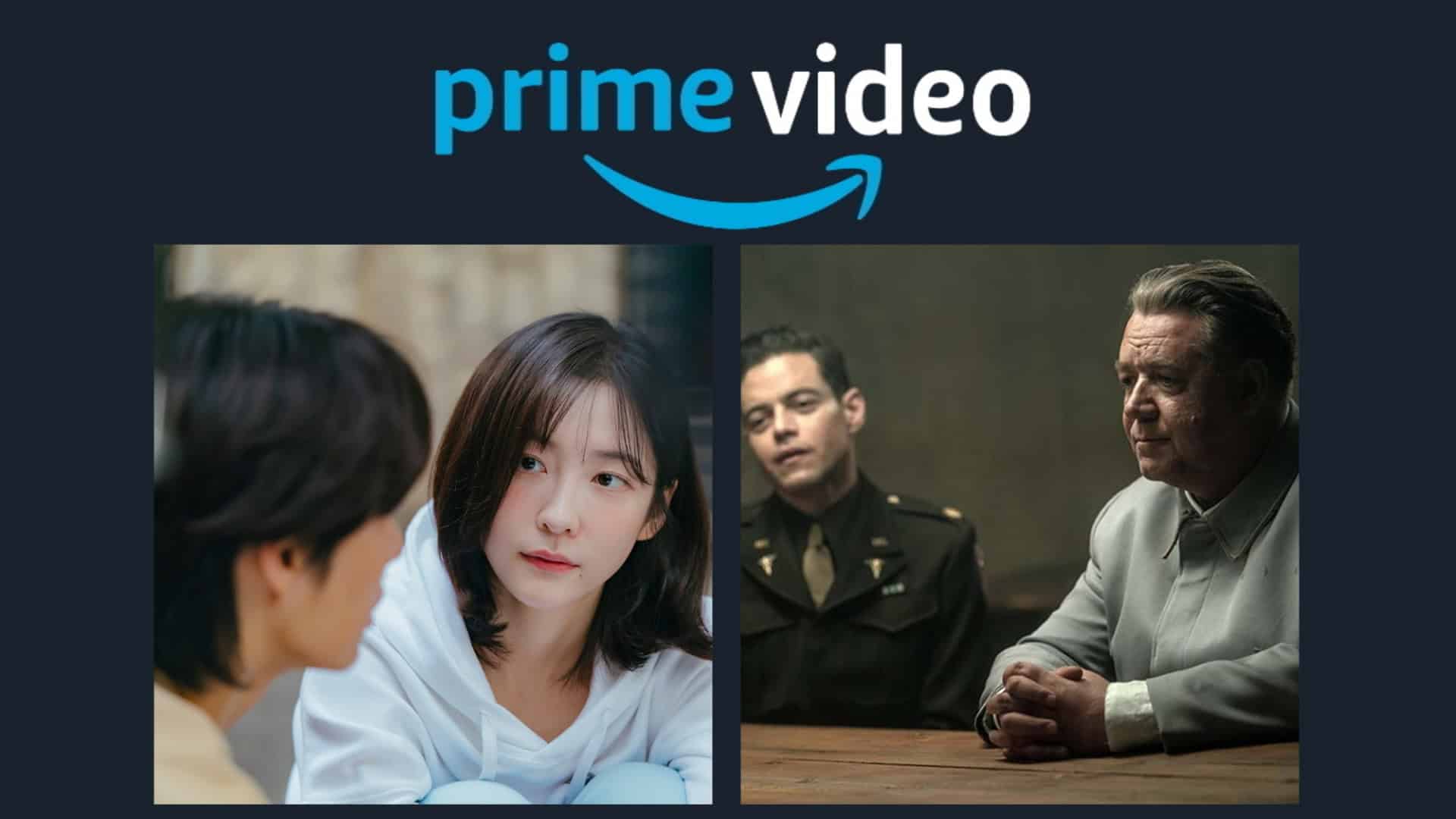 Montagem dos lançamentos do Prime Video entre 22 e 28 de junho de 2026, com destaque para a série sul-coreana Te Vejo no Trabalho! e o filme Nuremberg