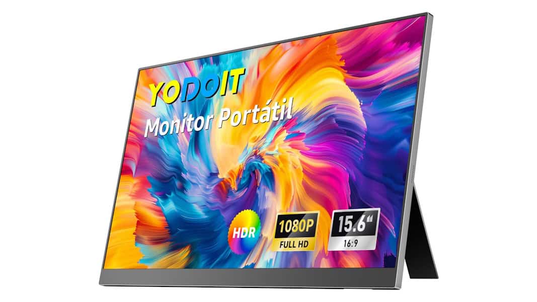 Monitor portátil Yodoit 15,6 polegadas