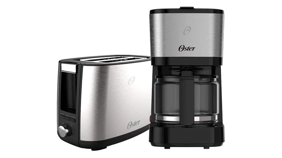 Kit Inox Oster Cafeteira + Torradeira