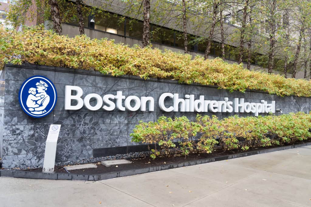 Fachada do Boston Children's Hospital
