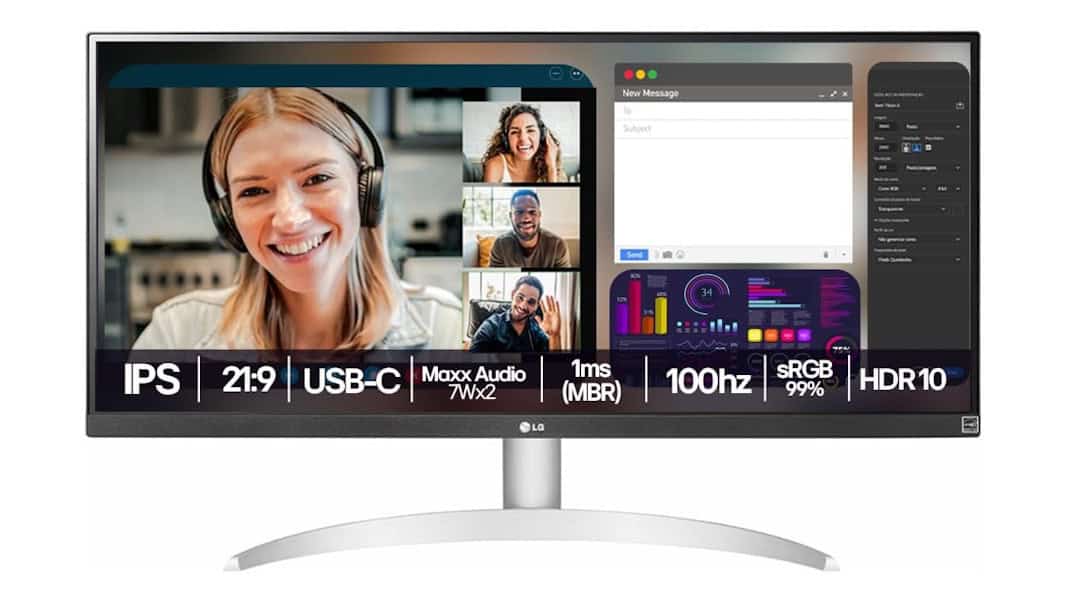 Monitor LG UltraWide 29WQ600B