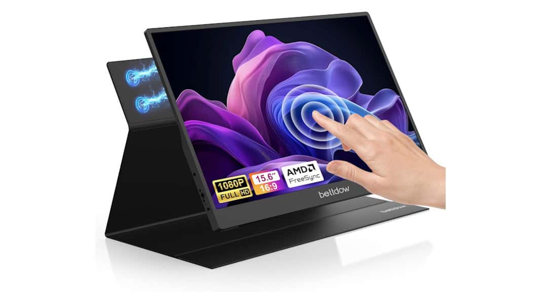 Bettdow Monitor Portátil Touchscreen 15,6" FHD