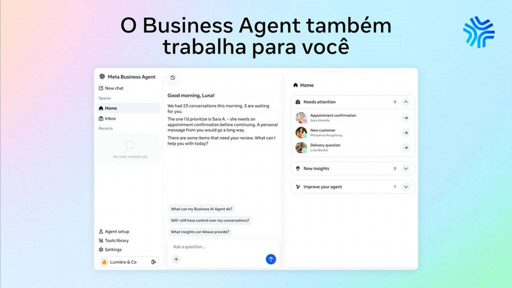 meta business agent