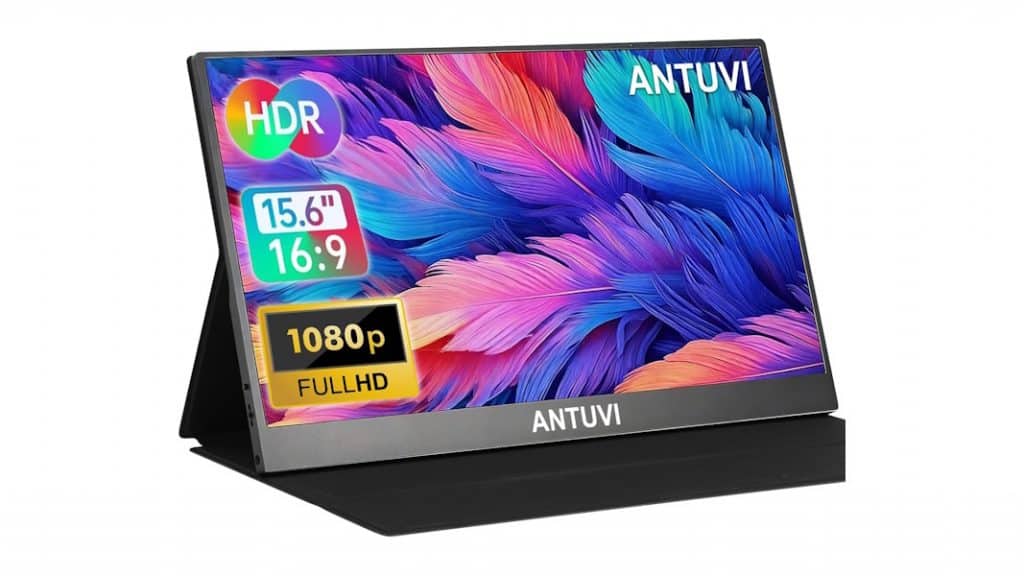 Monitor portátil Antuvi 15,6 polegadas