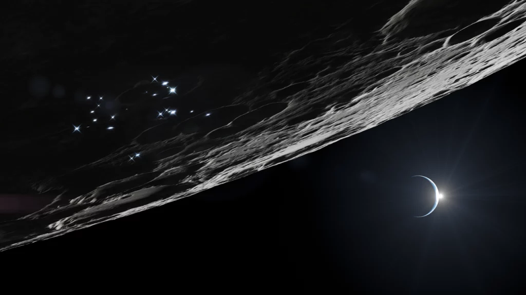 polu sul da Lua