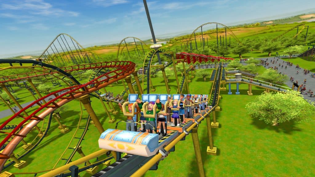 Gameplay de RollerCoaster Tycoon 3