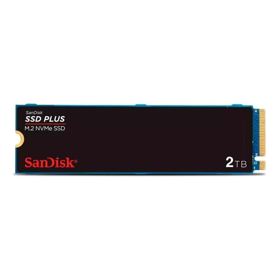 SSD Sandisk Plus 2tb M.2 2280 Pcie Gen3 Nvme