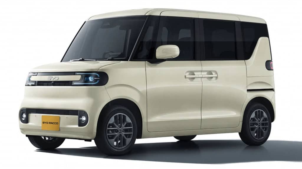 Visão geral e inteira do BYD Racco