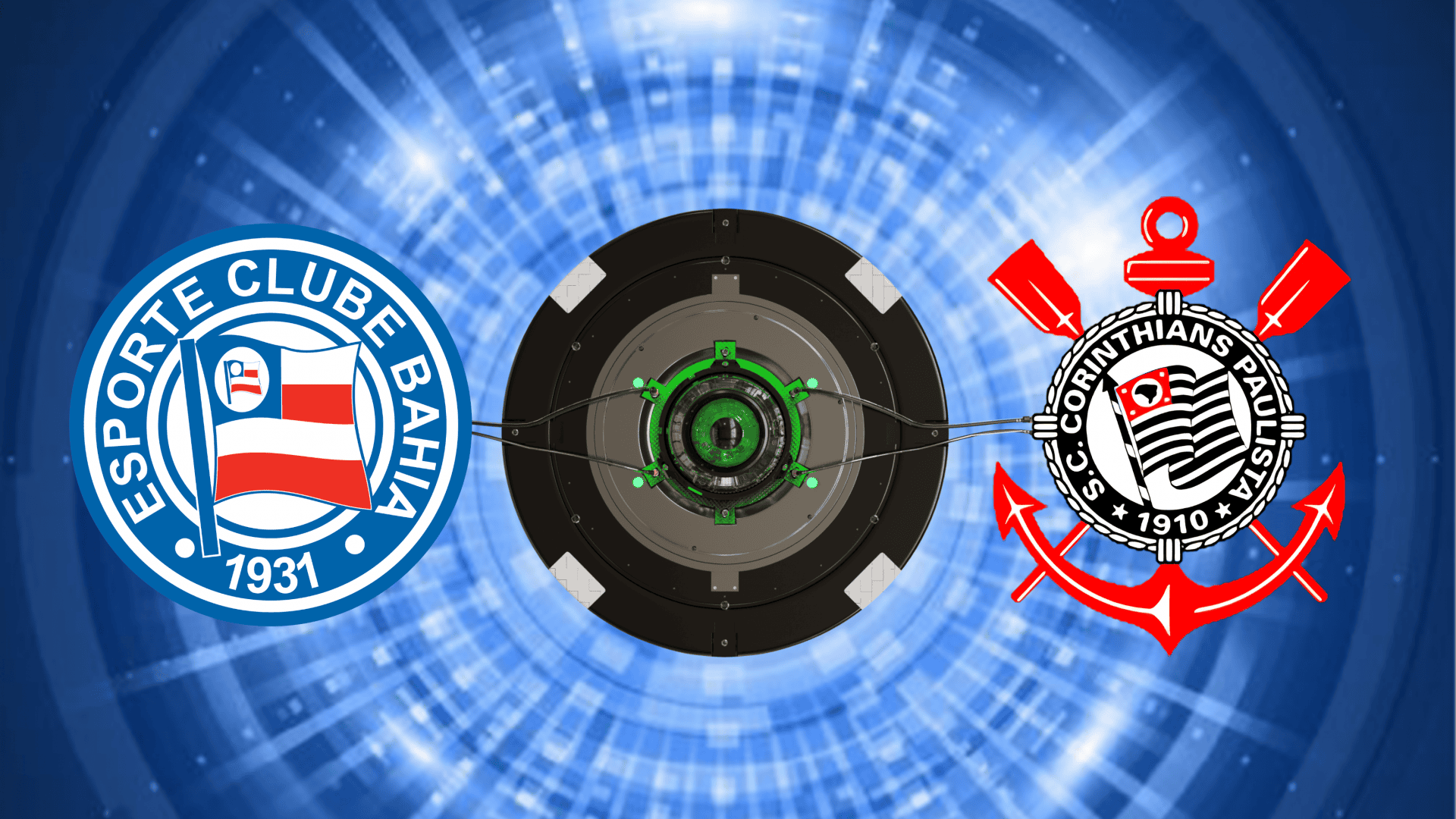 Escudos de Bahia e Corinthians