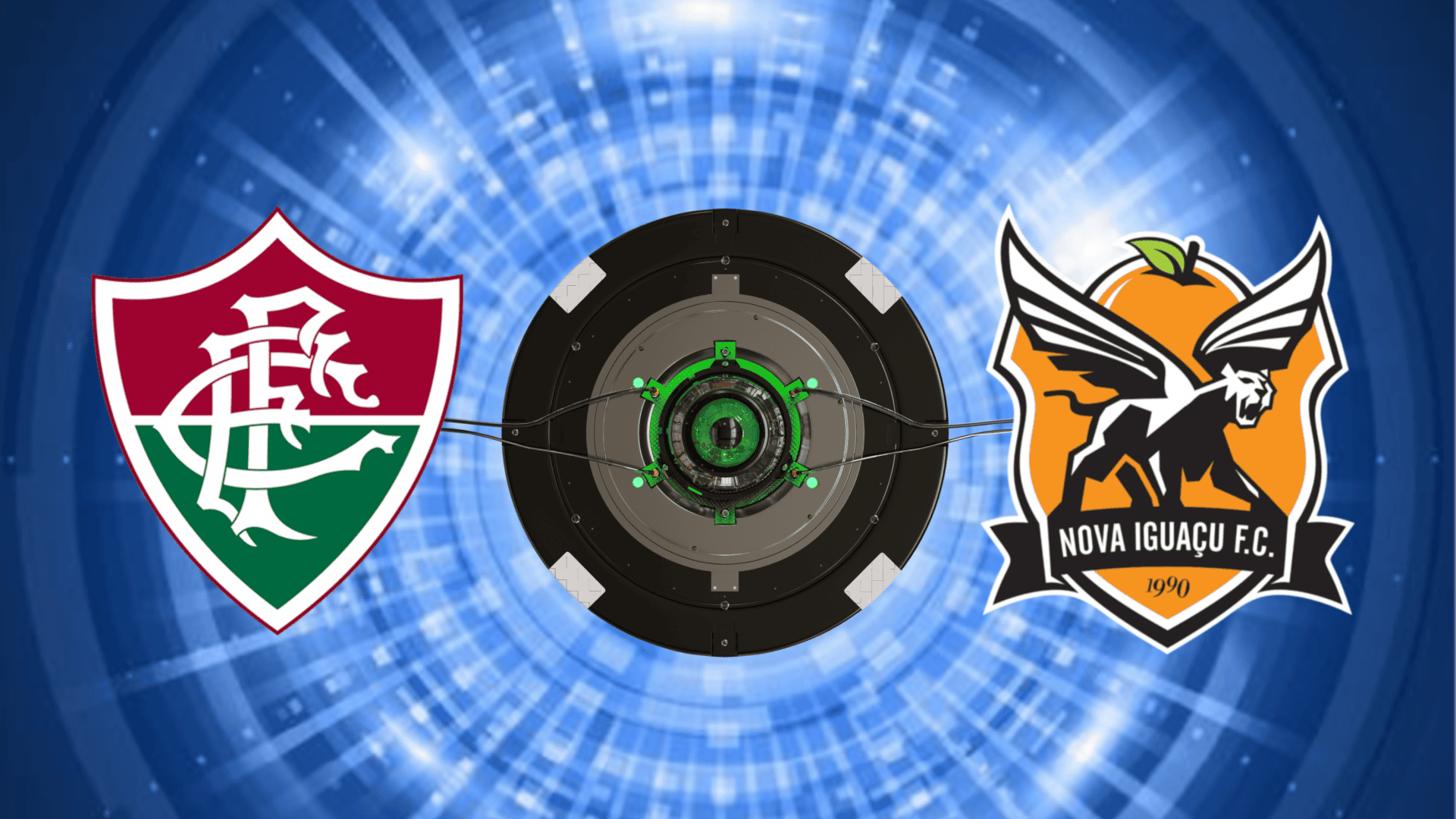 Escudos de Fluminense e Nova Iguaçu