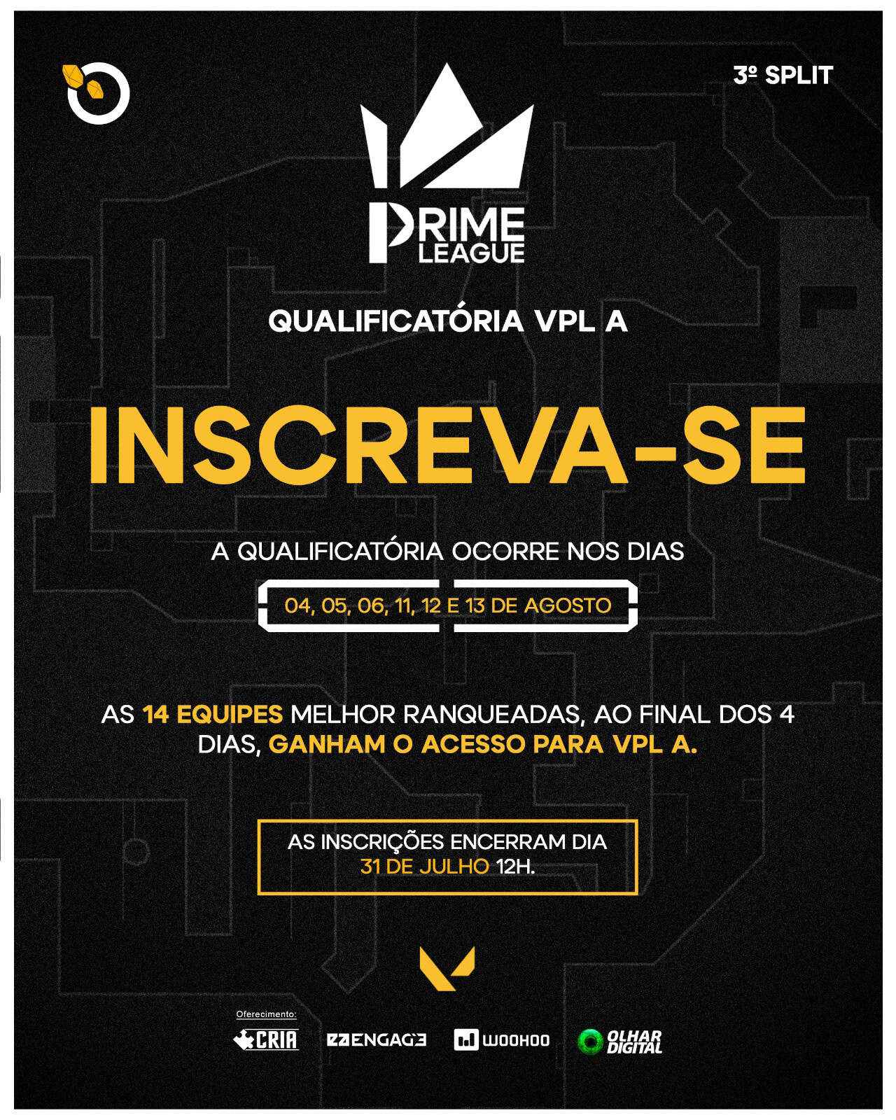 Liga GG abre inscrições para qualificatória da VPL e oferece caminho para o competitivo de VALORANT