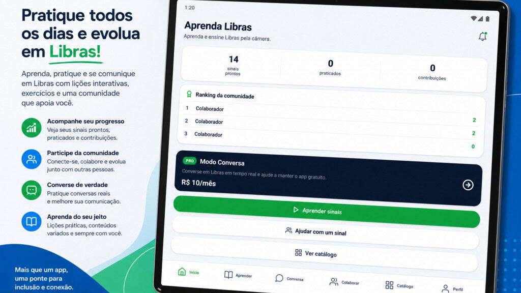 Os usu&aacute;rios podem evoluir gradualmente na jornada de aprendizado e at&eacute; colaborar com novos c&oacute;digos para aumentar o 