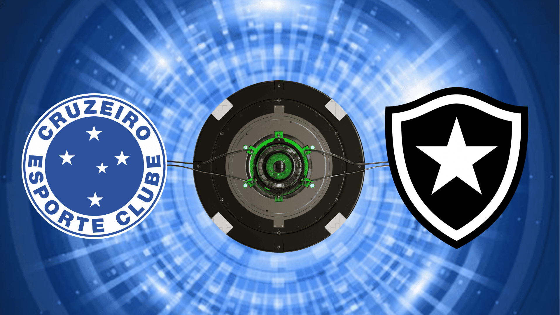 Escudos de Cruzeiro e Botafogo
