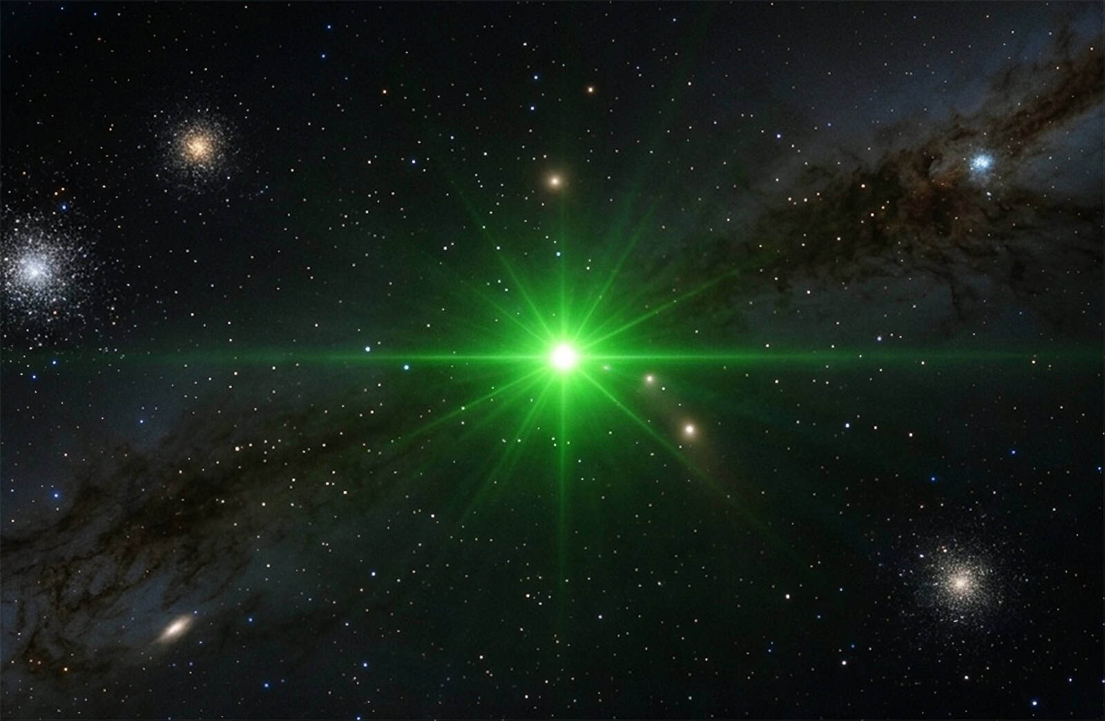 Existem estrelas verdes?