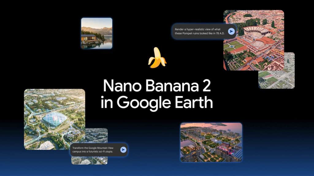 Sala 9 Google recua e suspende recurso de IA no Google Earth 3 Google Earth ganha atualizações com IA do Nano Banana 2