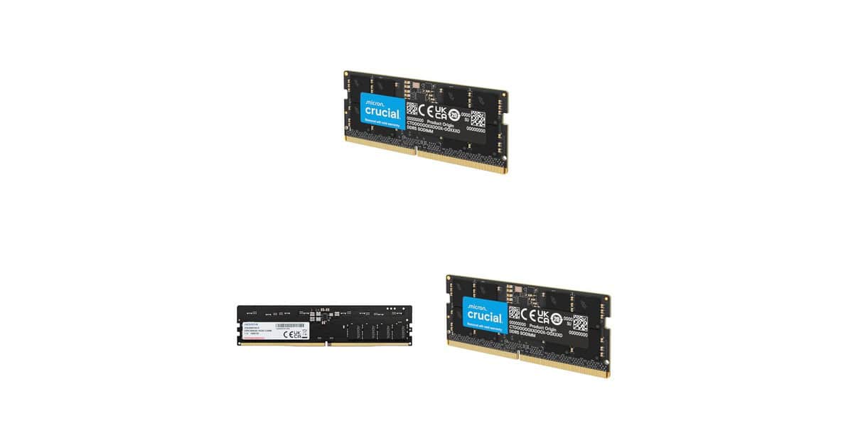 Upgrade na memória do seu PC ou notebook? Veja uma seleção de RAMs DDR5 em promoção