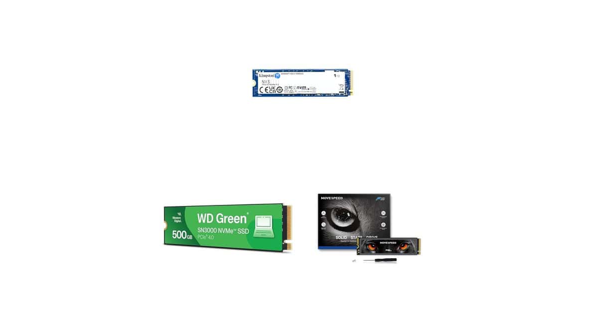 Quer mais velocidade no PC ou no PS5? Confira esta seleção de SSDs em promoção na Amazon