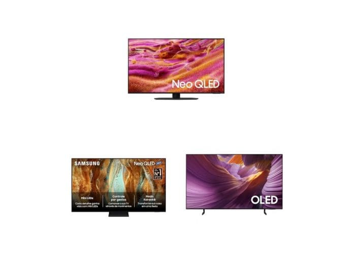 Ofertas TVs OLED e QLED