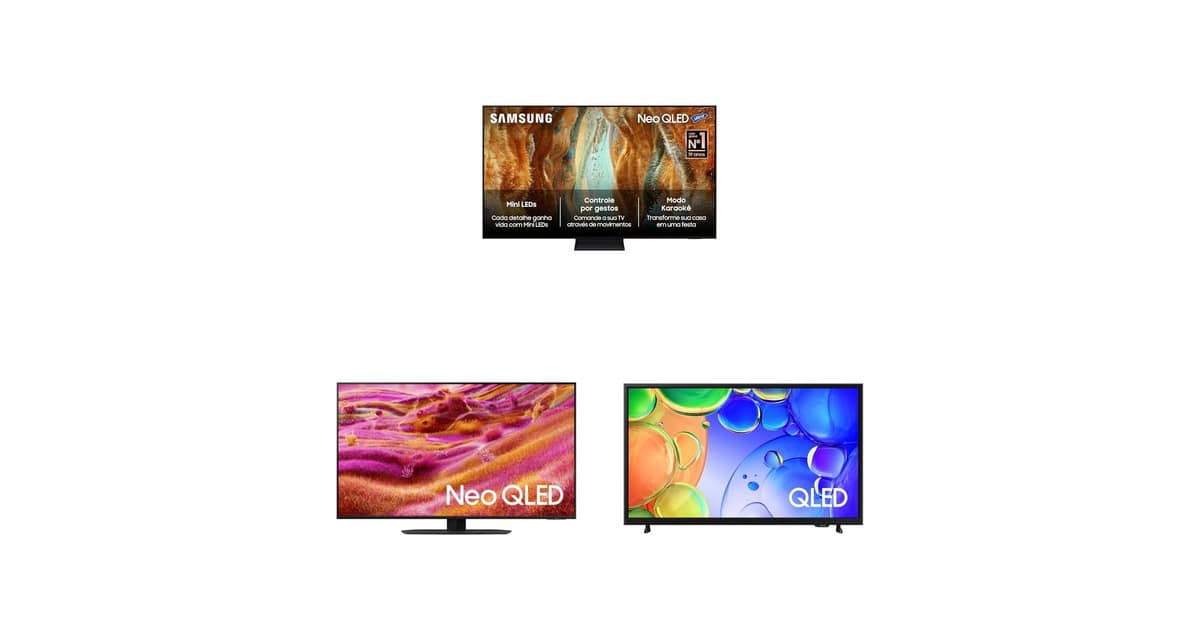 Hora de renovar a sala: selecionamos TVs NEO QLED em promoção na Amazon