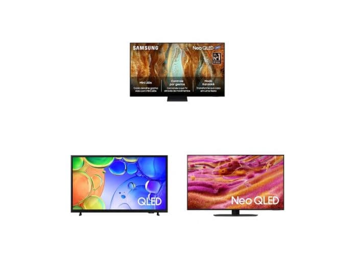 Ofertas TVs OLED e QLED