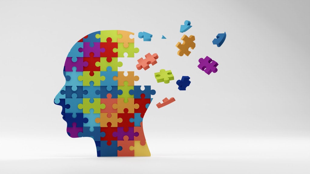 quebra-cabeça ilustrando caso de alzheimer