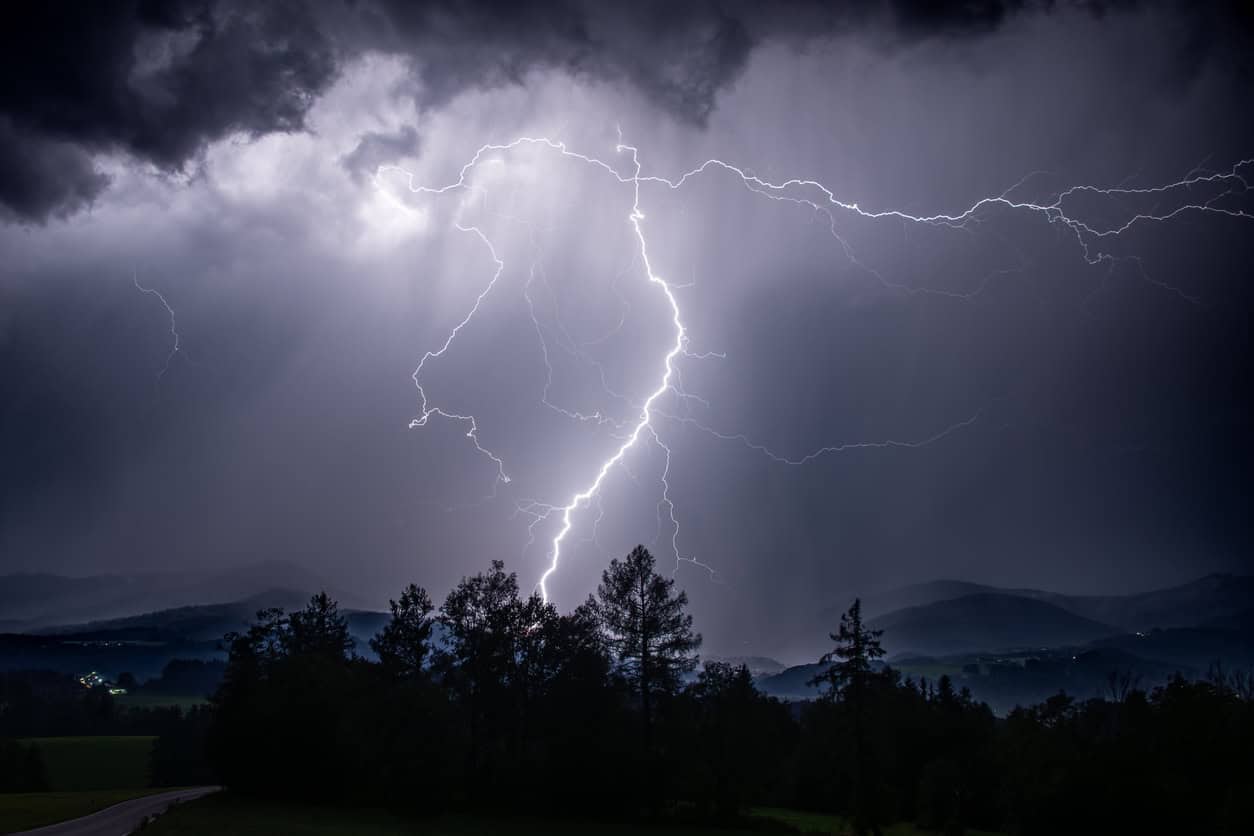 Tempestades com raios