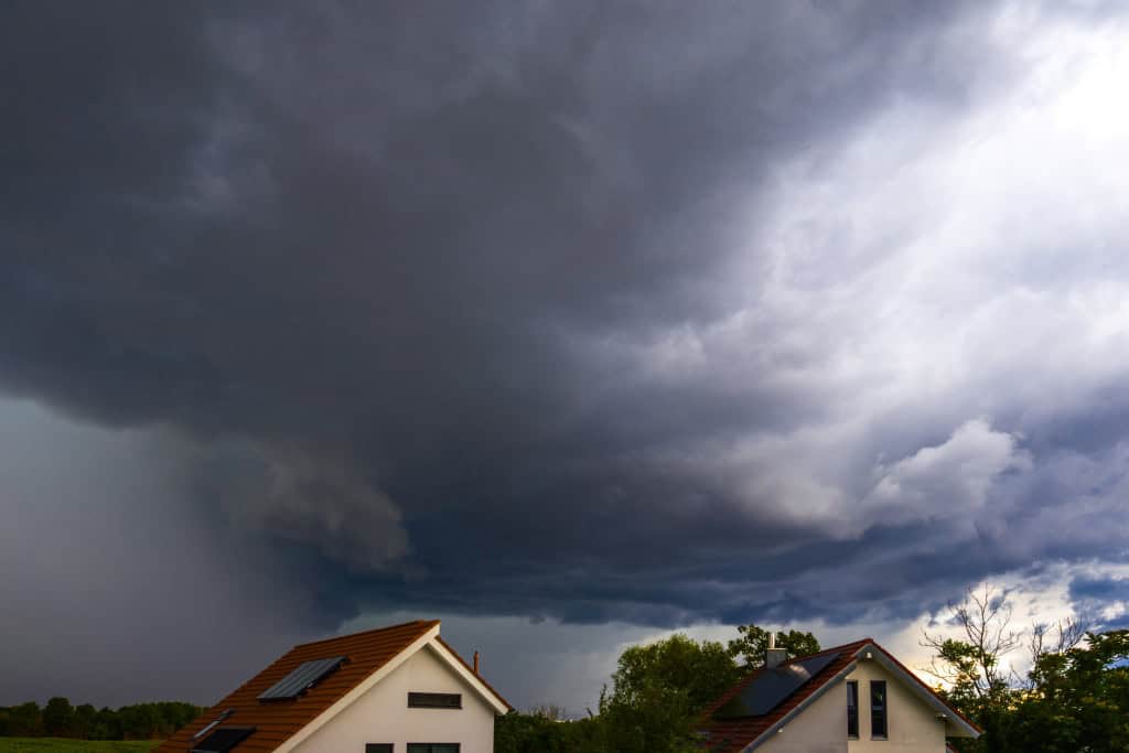 nuvens de tempestade
