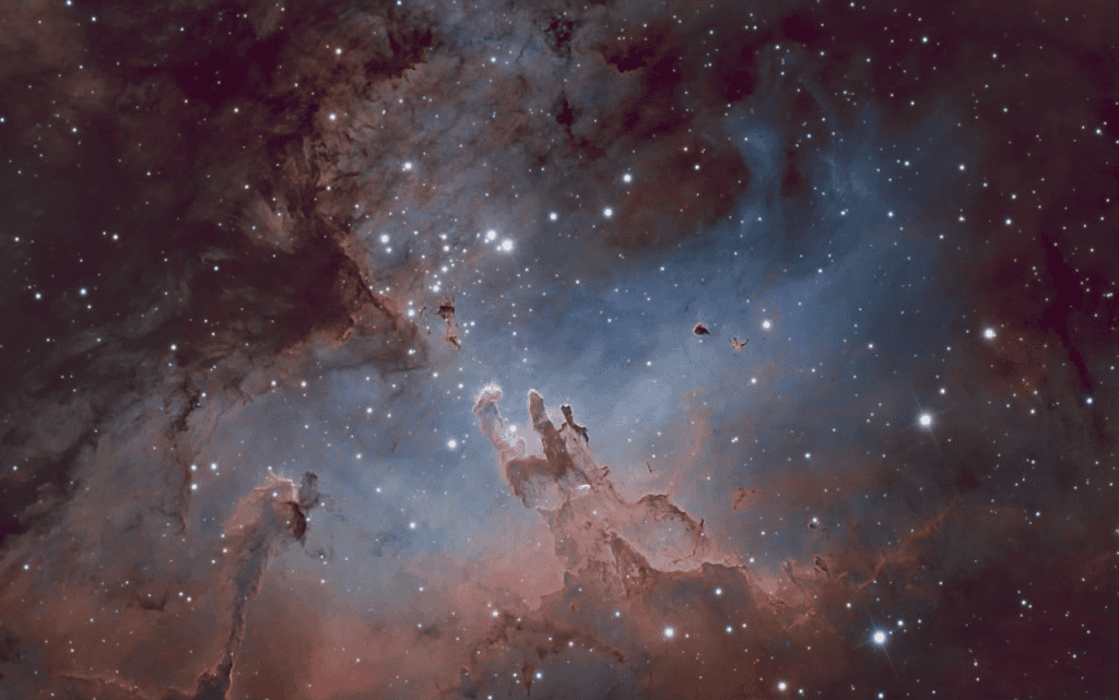 pilares da criação nebulosa