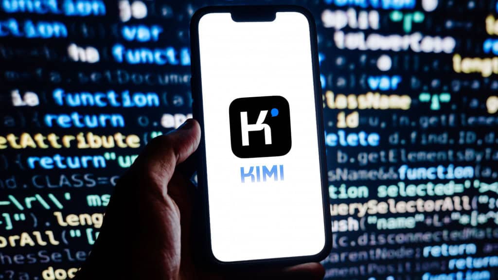 Sala 9 Conheça a IA chinesa que deixa os Estados Unidos ansiosos 3 App do chatbot Kimi K3 da empresa Moonshot