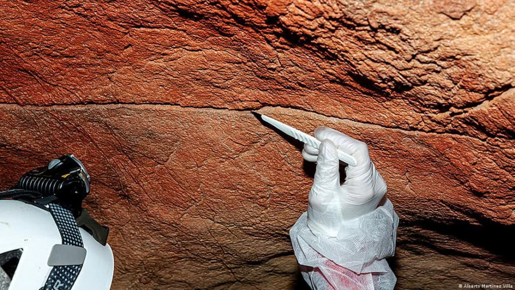 Pintura rupestre encontrada em caverna na Península Ibérica