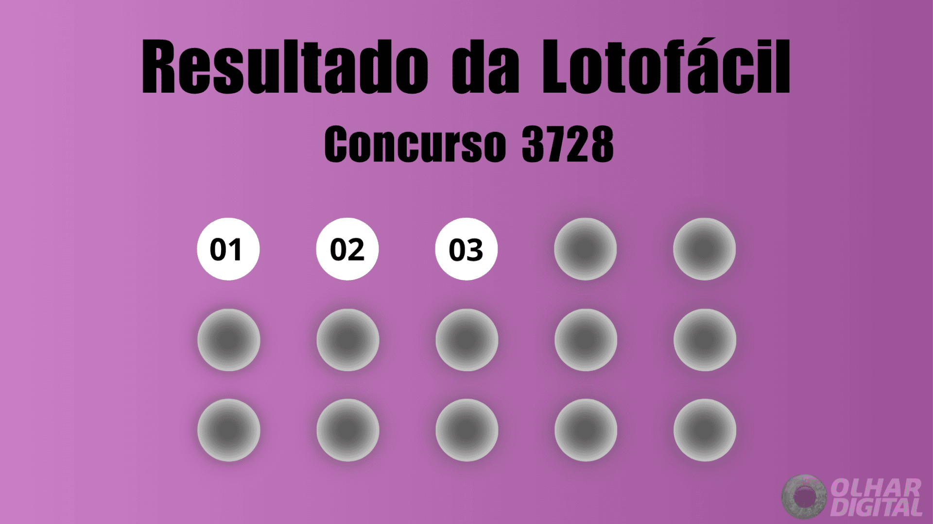 Lotofácil 3728