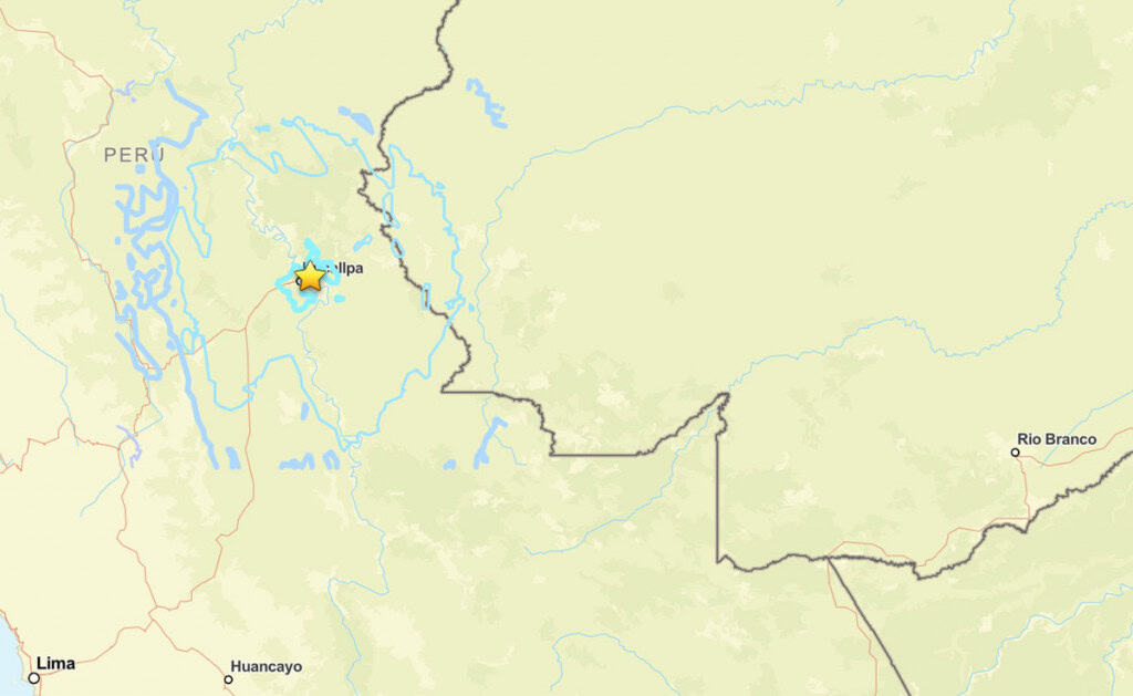 Tremor no Peru é sentido no Acre.
