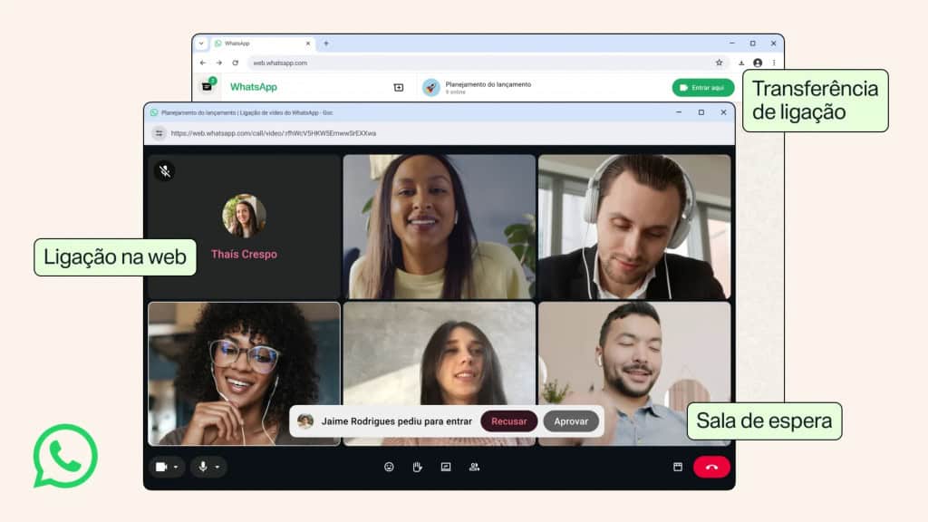 WhatsApp Web agora permite videochamadas