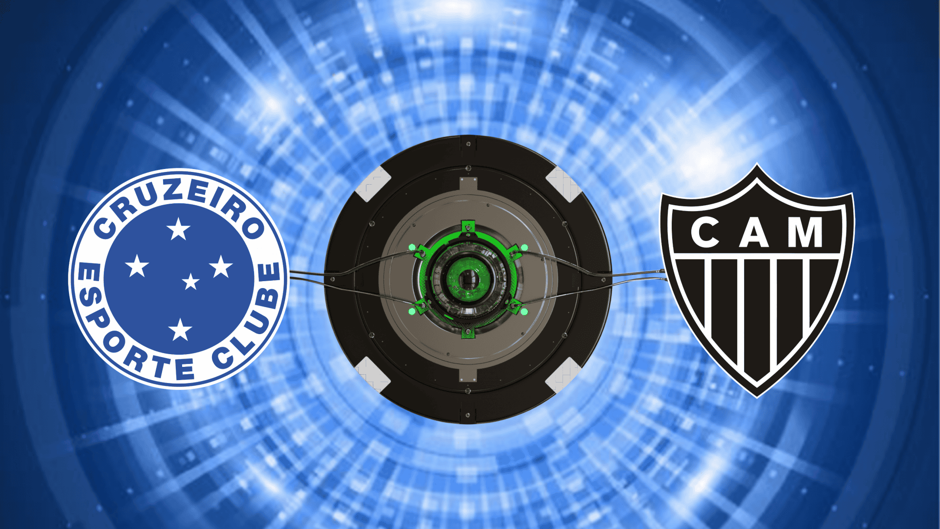 Escudos de Cruzeiro e Atlético Mineiro