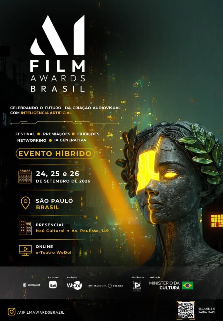 cartaz do AI Film Awards Brasil 2026