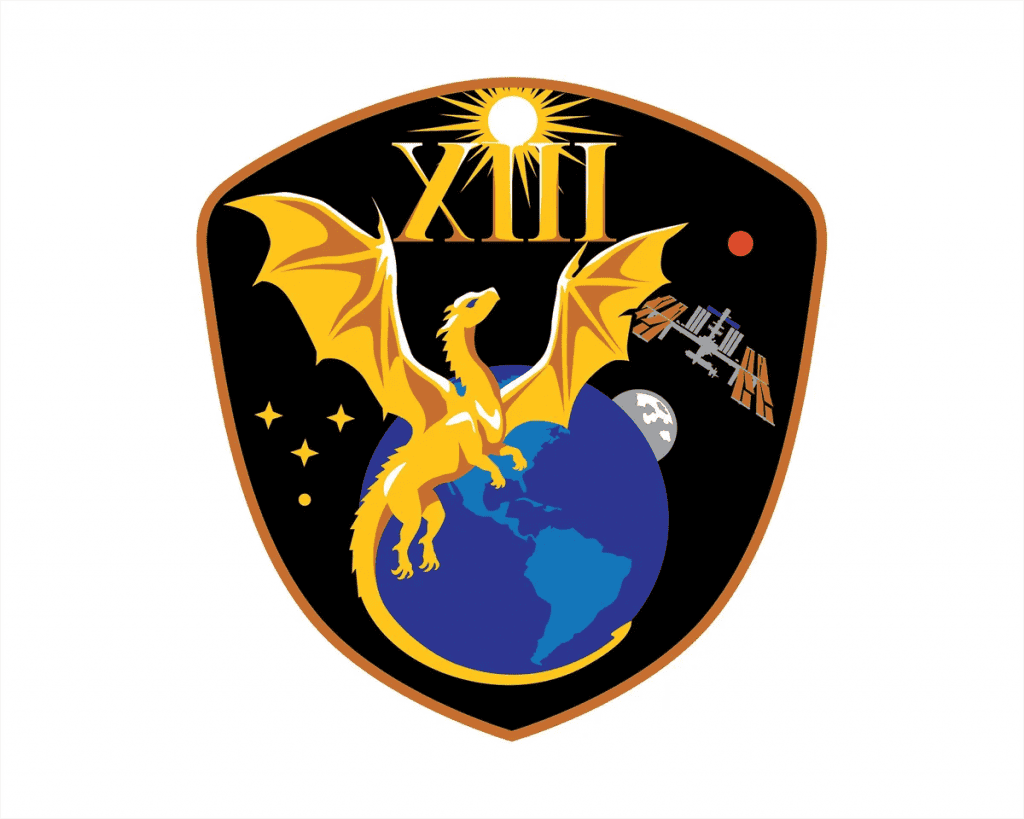 Escudo da missão Crew-13