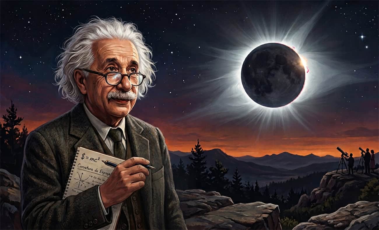 O eclipse solar que ajudou a provar a Teoria da Relatividade de Einstein