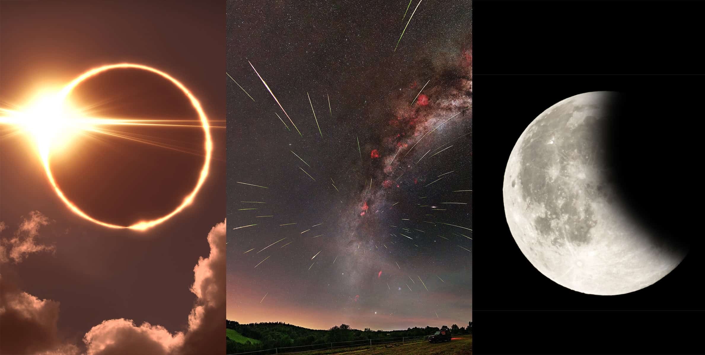 Calendário Astronômico de agosto traz eclipses e chuva de meteoros