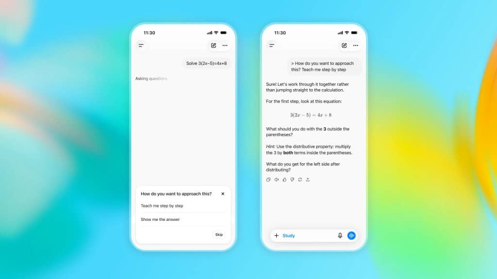 Novo ChatGPT foca em ajudar a resolver o exercício ao invés de dar a resposta