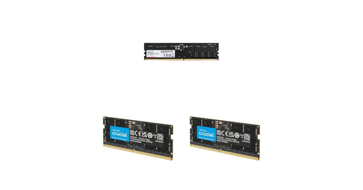 Upgrade na memória do seu PC ou notebook: veja uma seleção de RAMs DDR5 em oferta