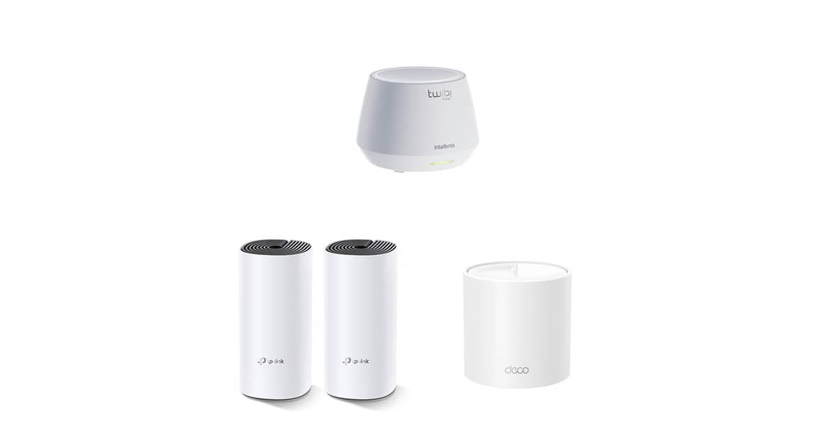 Sinal forte em casa: veja uma seleção de roteadores Wi-Fi Mesh em promoção na Amazon
