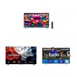 Hora de renovar a sala: Smart TVs 4K em promoção na Amazon